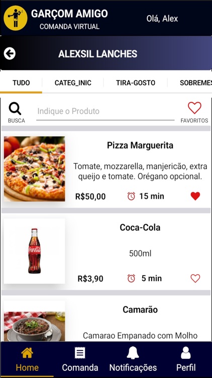 Garçom Amigo Comanda Virtual