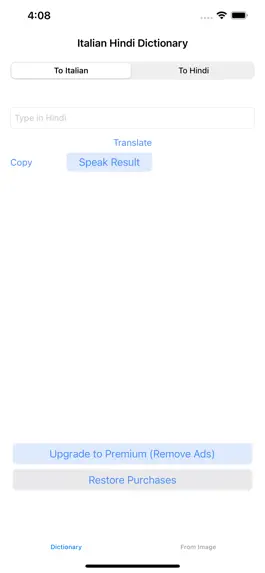 Game screenshot Italian Hindi Dictionary apk