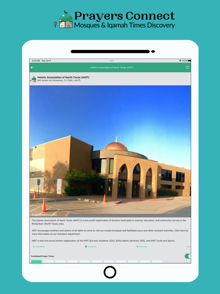 Prayers Connect - Iqamah Times