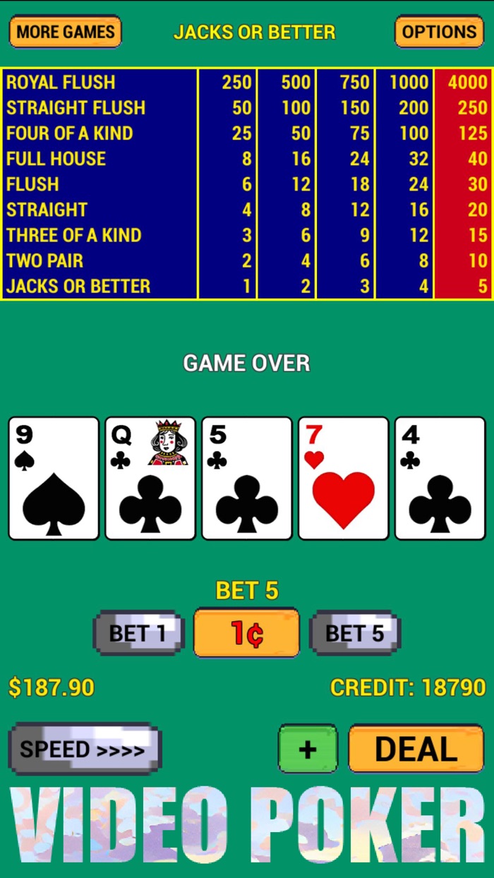 Video Poker Super Classic