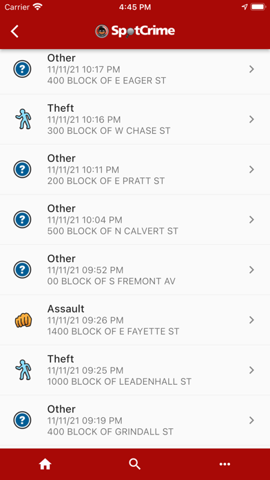 SpotCrime+ Screenshot
