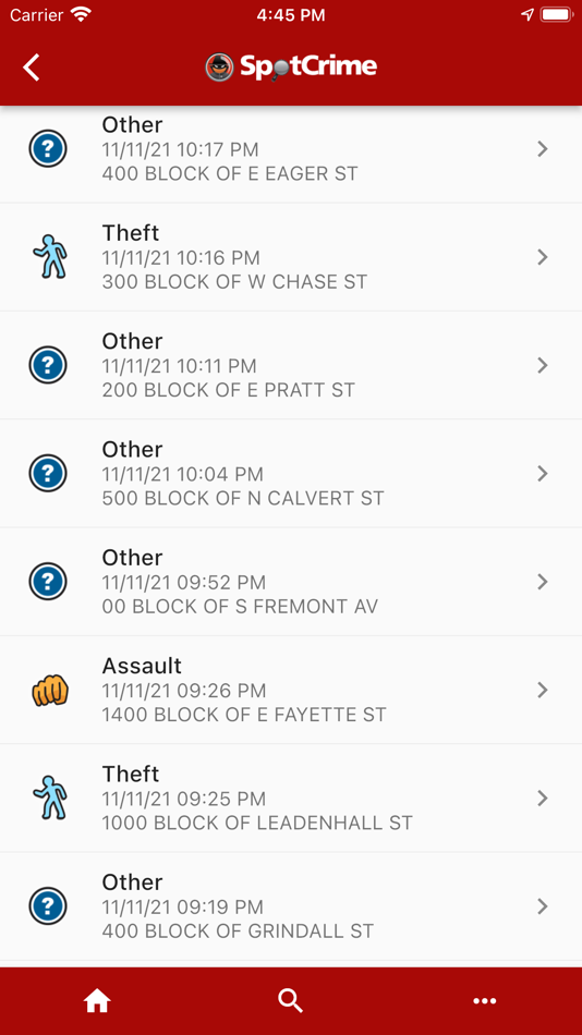 #5. SpotCrime+ (iOS) 由: ReportSee Inc.