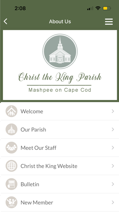 Christ the King Parish Mashpee Screenshot