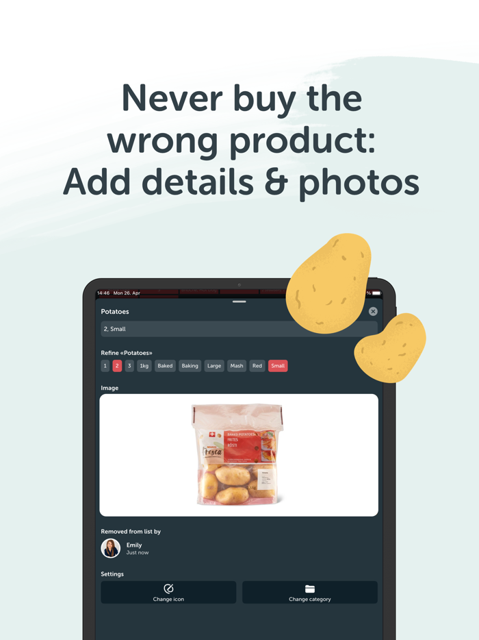 Bring Grocery Shopping List