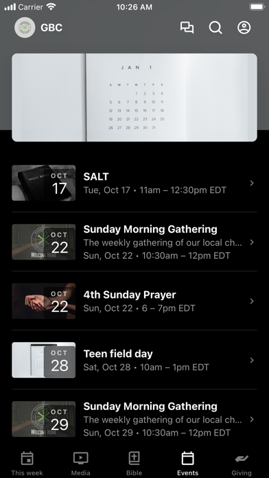 Greenwood Baptist Church - SC Screenshot