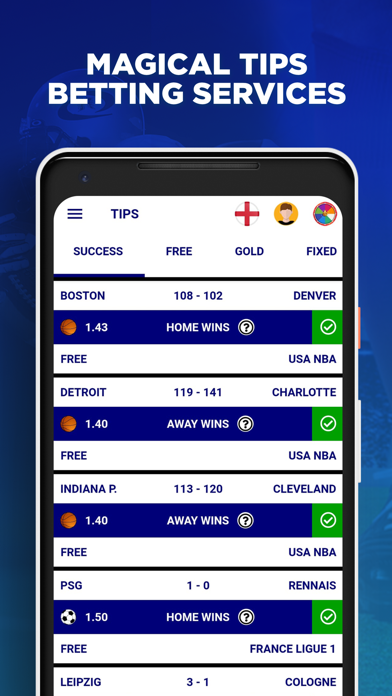 Sports Betting Tips Screenshot