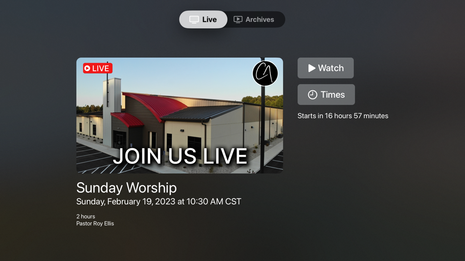 #1. Christian Assembly KY (iOS) Podle: Streaming Systems LLC