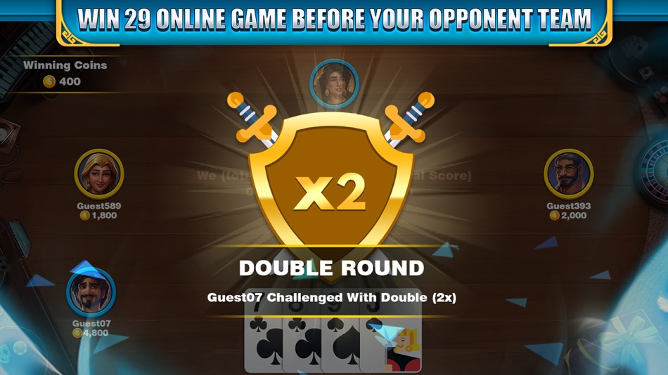 #4. 29 Card Multiplayer (iOS) 由: OEngines Games LLP