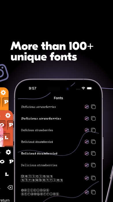 Custom: Fonts and Keyboards Screenshot