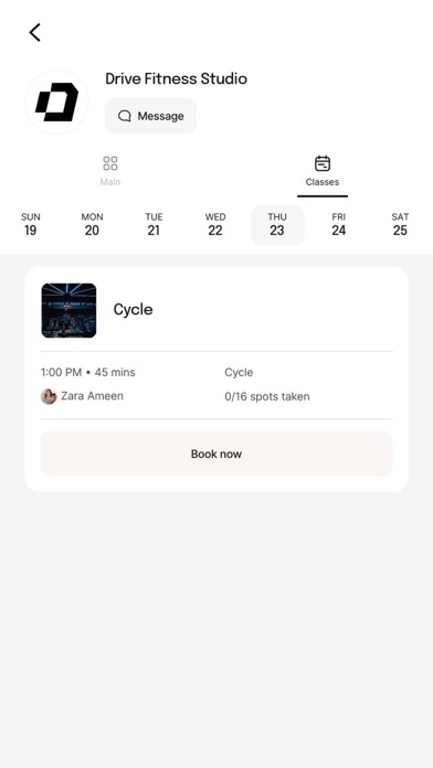 Drive Fitness Studio Screenshot