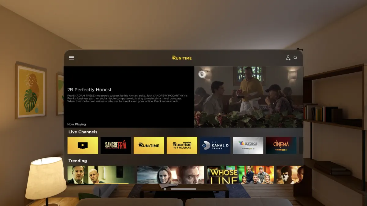 Runtime TV screenshot 1
