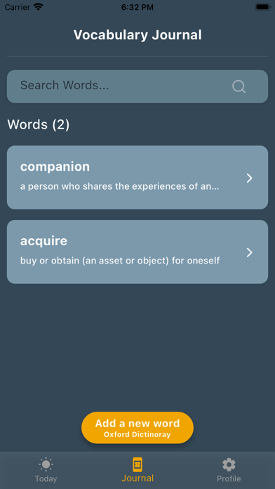Vocabulary - Daily English Screenshot