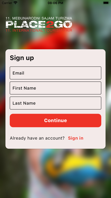 PLACE2GO fair Screenshot