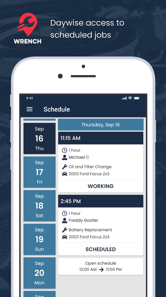 #1. Automotive Technician App (iOS) 由: Wrench Inc.