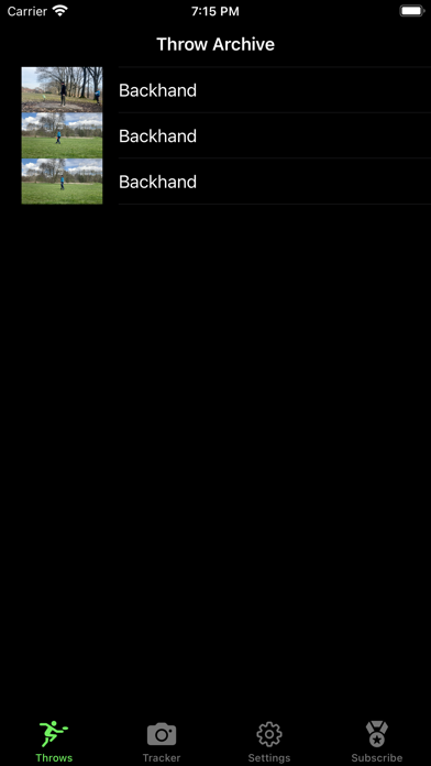 Disc Golf Drive Analyzer Screenshot