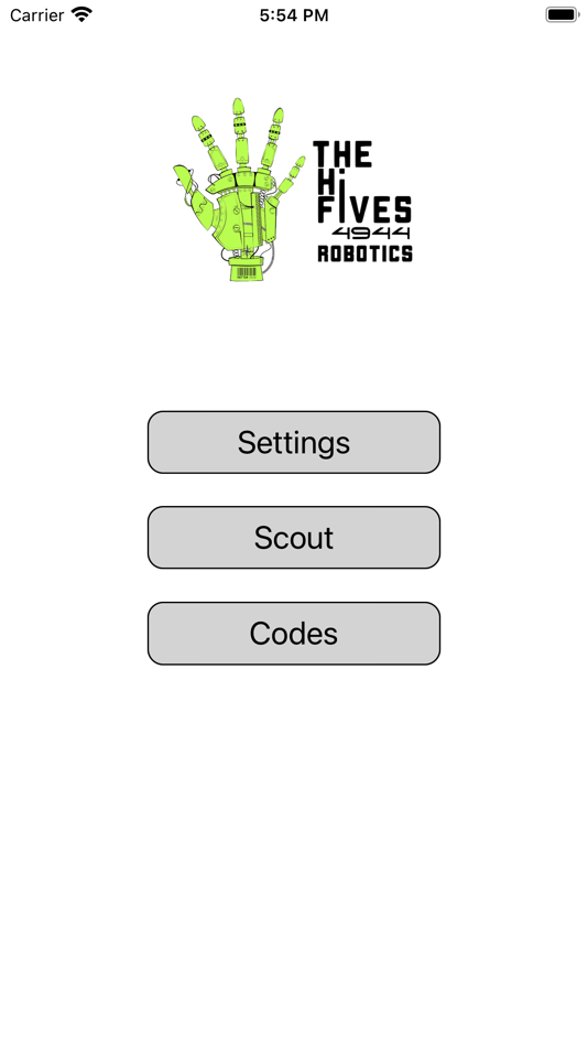 FRC 4944 Scouting (iOS) 由: Hi Fives Robotics FRC 4944 Scouting (iOS) 由: Hi Fives Robotics