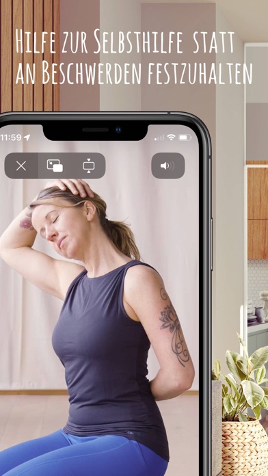 Schmerzen lindern mit Yoga Screenshot