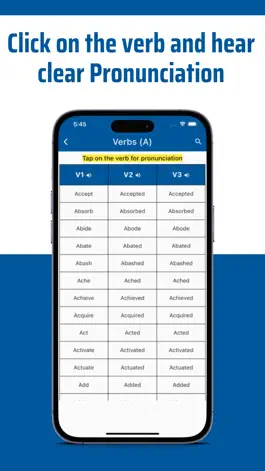 Game screenshot English Verbs - V1 V2 V3 apk
