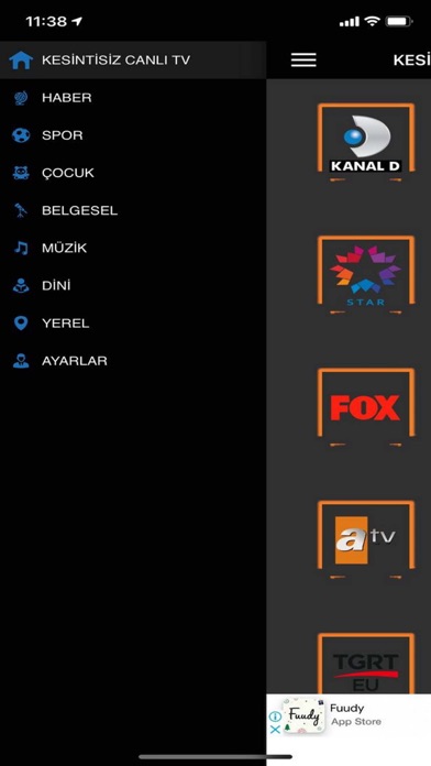 Screenshot #3 pour Kesintisiz Canli TV