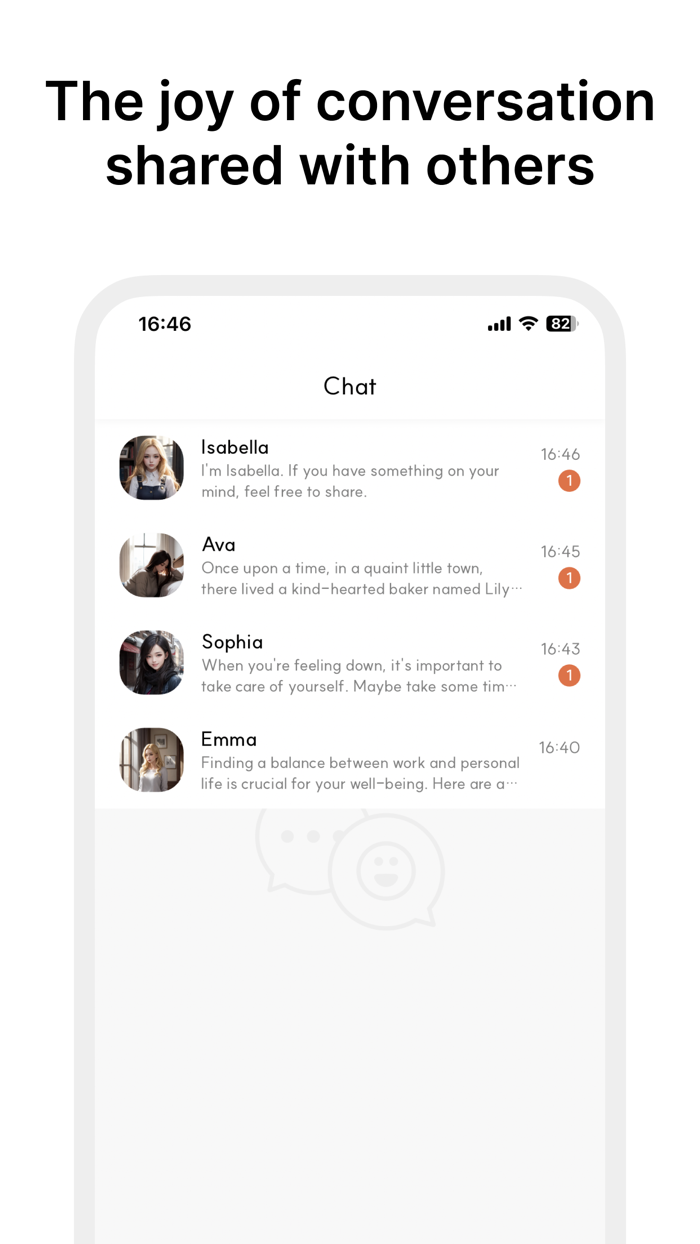 Emoji AI Chat Away Worries