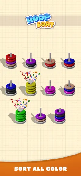 Game screenshot Hoop Sort Puzzle - Color Ring apk