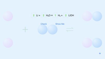 Interactive Equation Balancer Screenshot