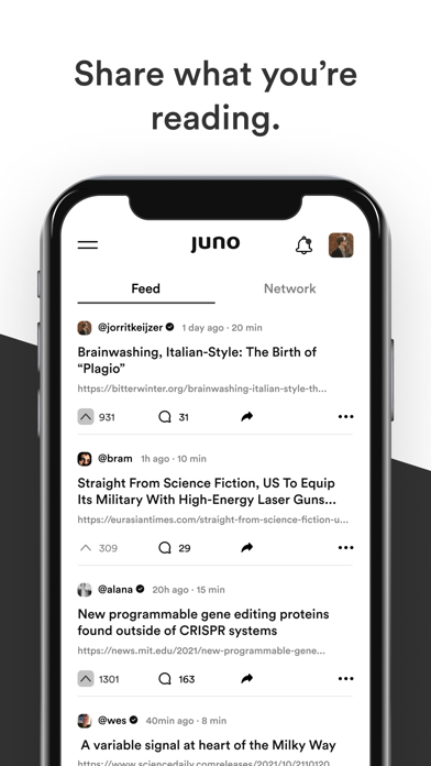 Juno Reader Screenshot