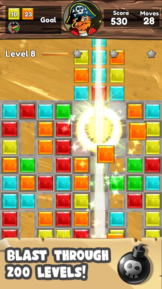 #1. Shiny Treasure - Pirate Blast (iOS) 게시자: Tim Vogel