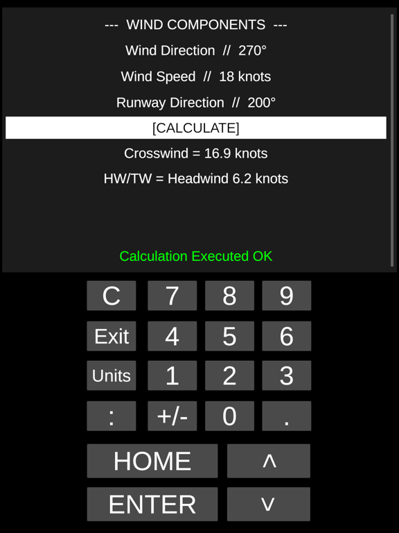 Screenshot #4 pour Pilot Flight Computer