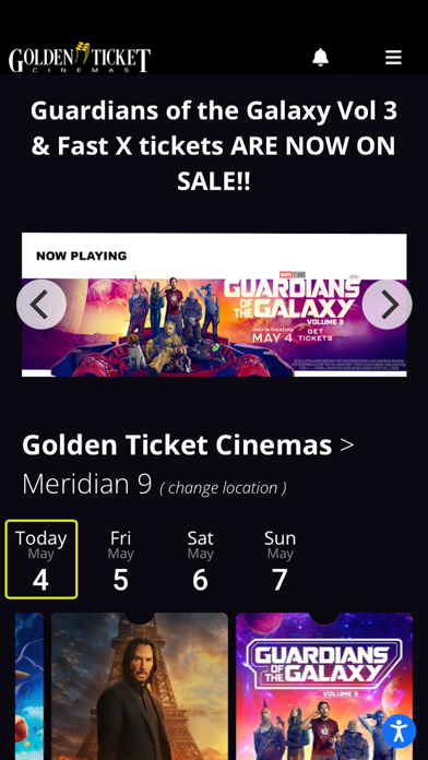 Golden Ticket Cinema Screenshot