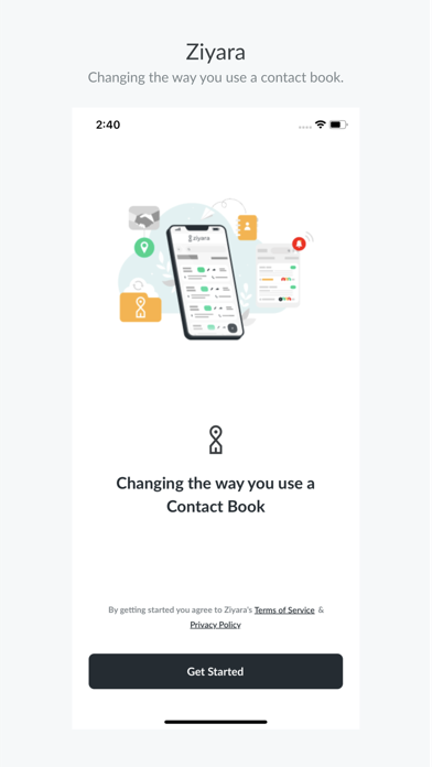 Ziyara: Contact Management Screenshot