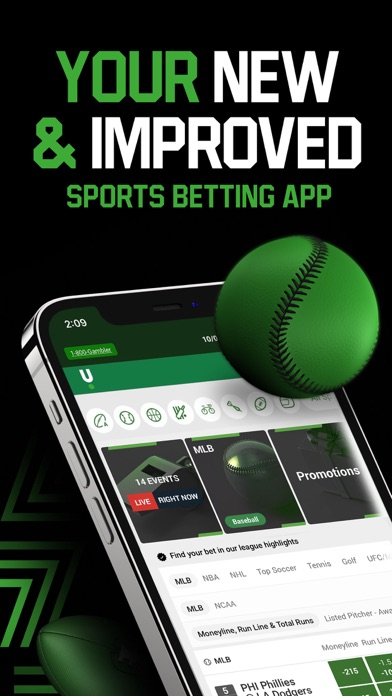 Unibet Sportsbook: New App Screenshot