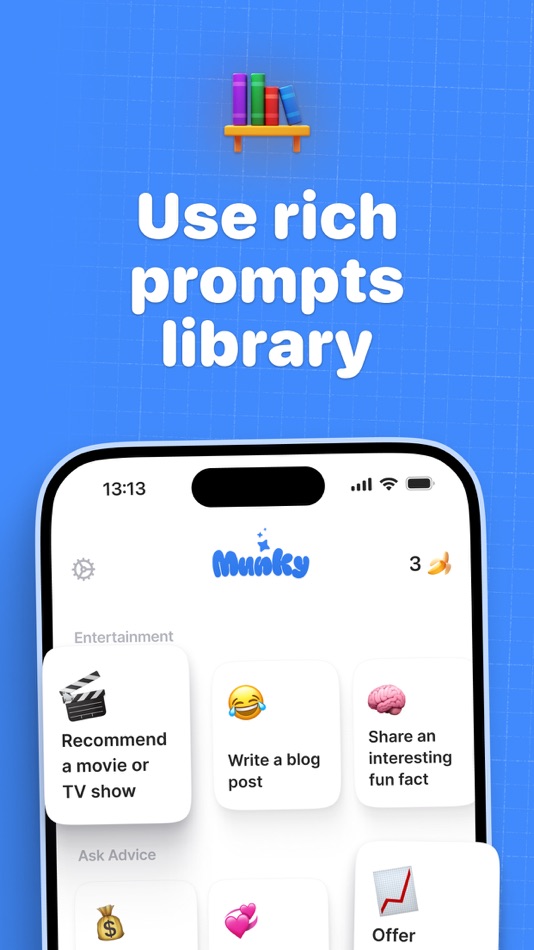 #2. Chat Munky - AI Bot Assistant (iOS) Με: Tsimafei Harbakon