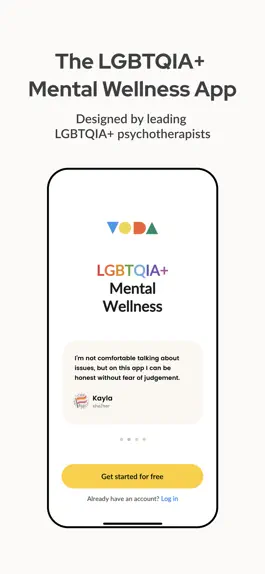 Game screenshot Voda: LGBTQIA+ Mental Wellness mod apk