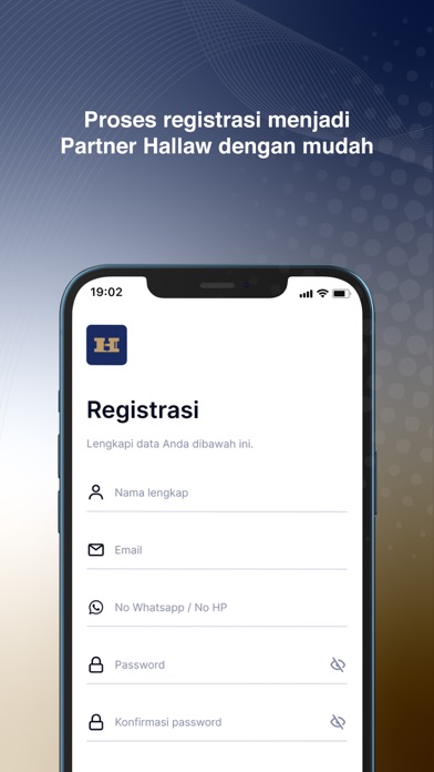 Hallaw Partner Screenshot