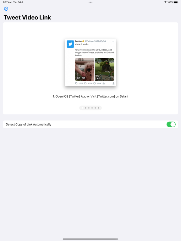 Screenshot #6 pour Tweet Video Links for Twitter
