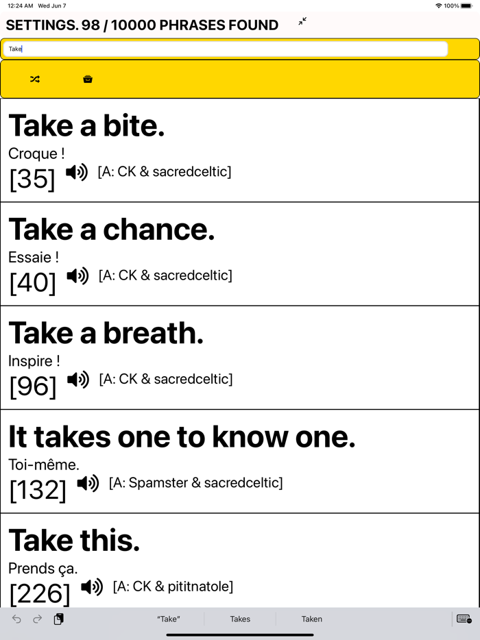 Speak French - 10000 Phrases