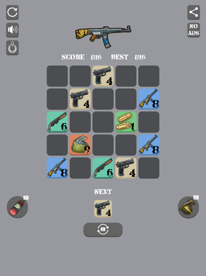 Gun and Bullet Merge Mr. Weapon