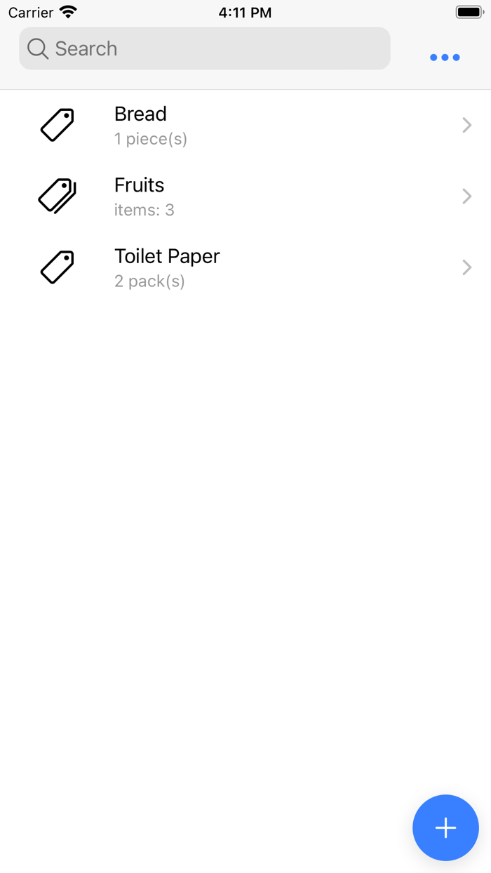 ToShop - Shopping List
