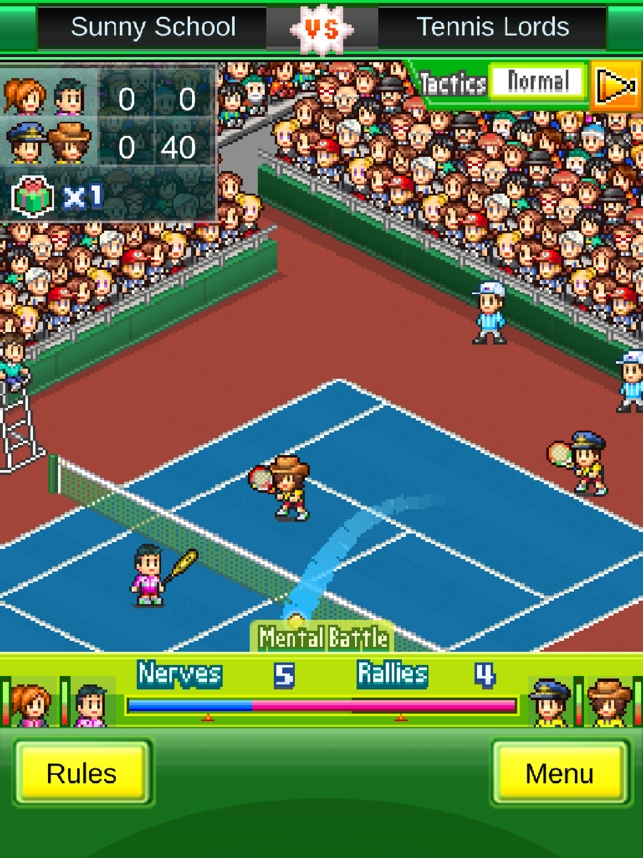 ‎Captura de tela da história do clube de tênis