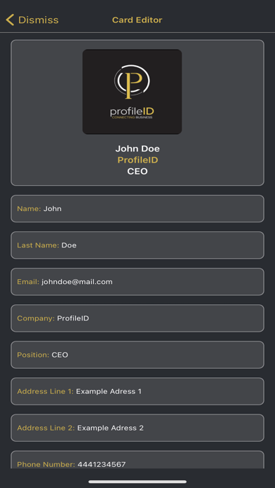 ProfileID Screenshot