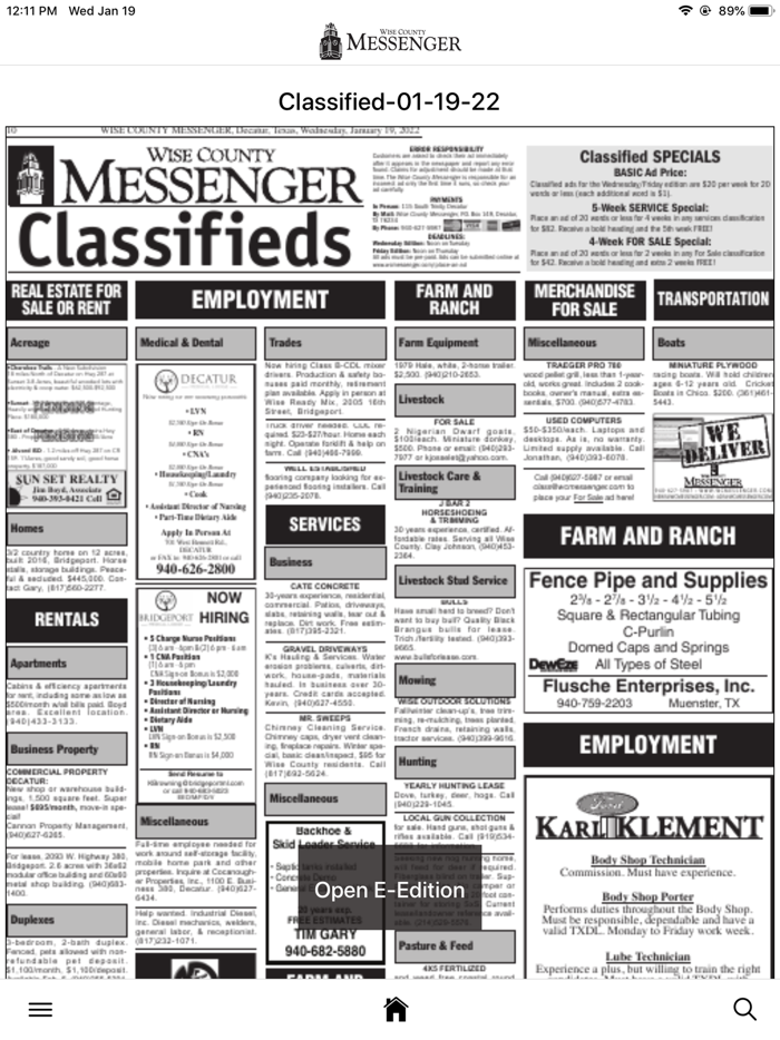 Wise County Messenger