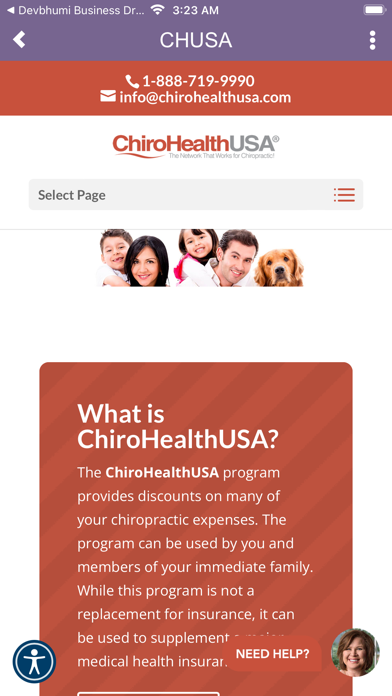 Theriault Chiropractic Screenshot