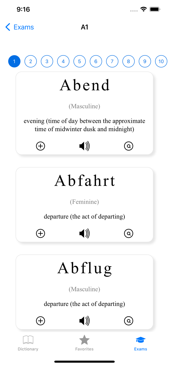 German - language dictionary