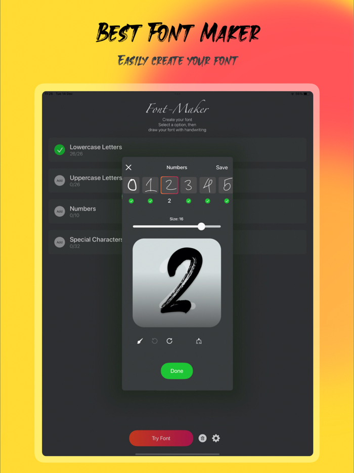 Font Maker Handwriting