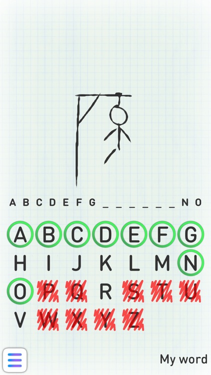 Hangman: in words with friends