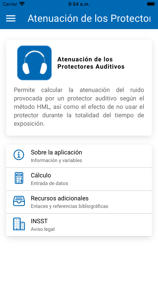 #1. Protectores auditivos (iOS) 由: Instituto Nacional de Seguridad e Higiene en el Trabajo