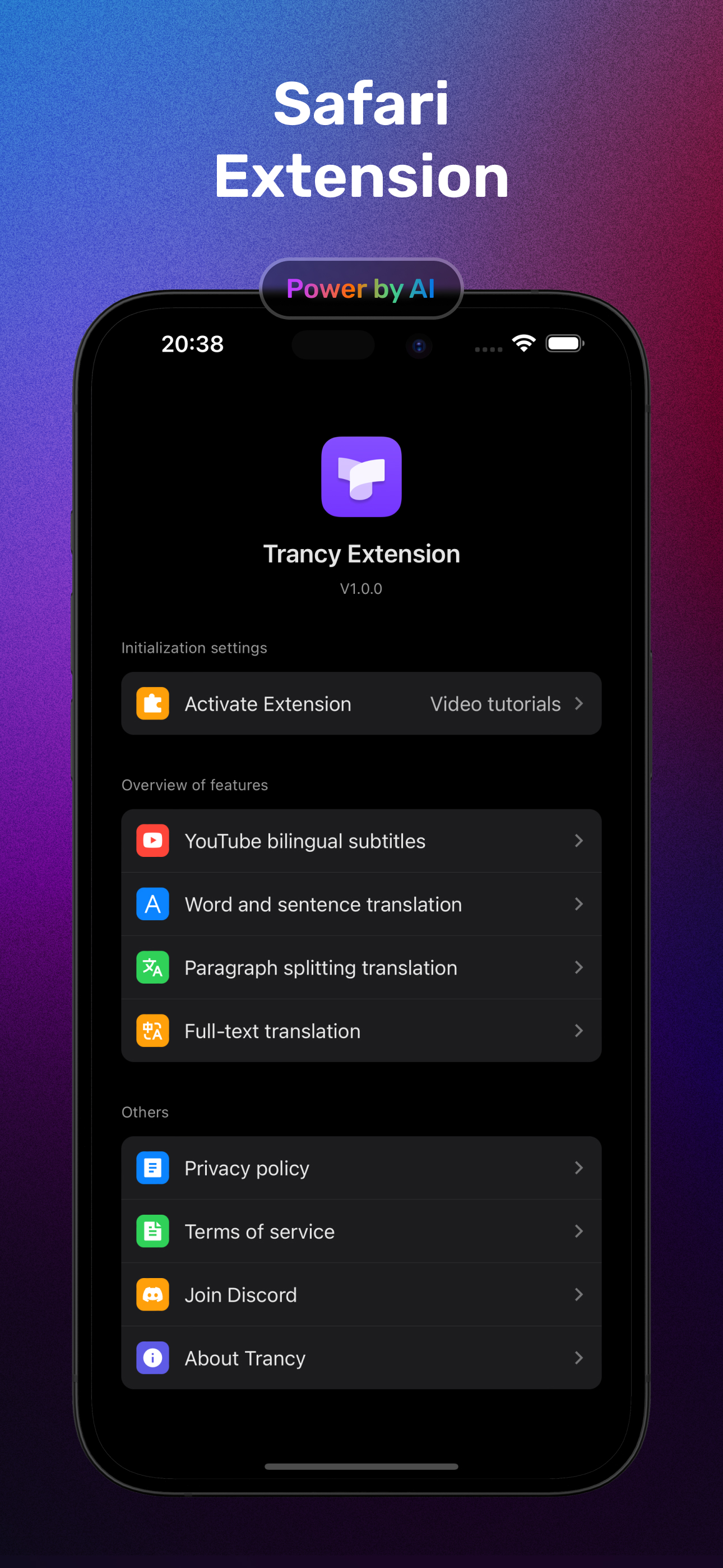 Trancy ET- AI Translator