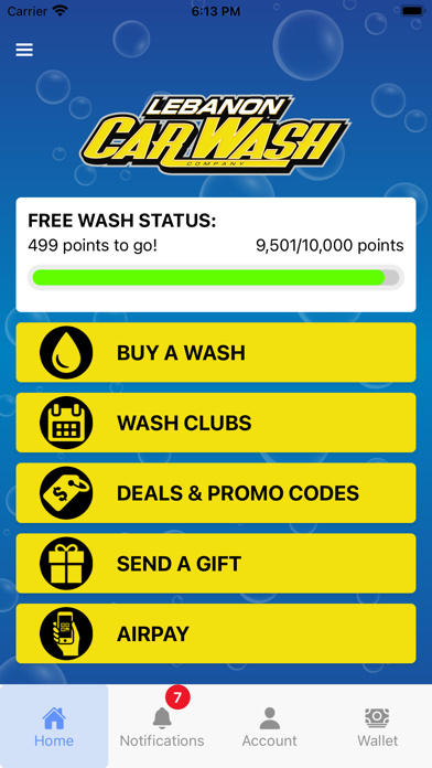 Lebanon Car Wash Co. Screenshot