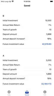 compound interest calc: growth iphone screenshot 3